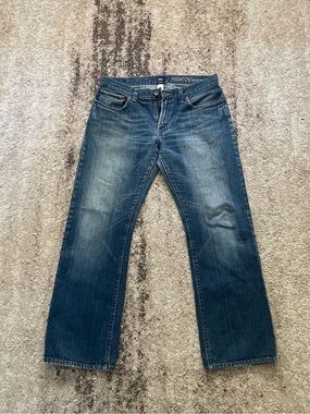 GAP Premium Boot Fit Jeans Men’s 34x32 Dark Wash Faded Denim